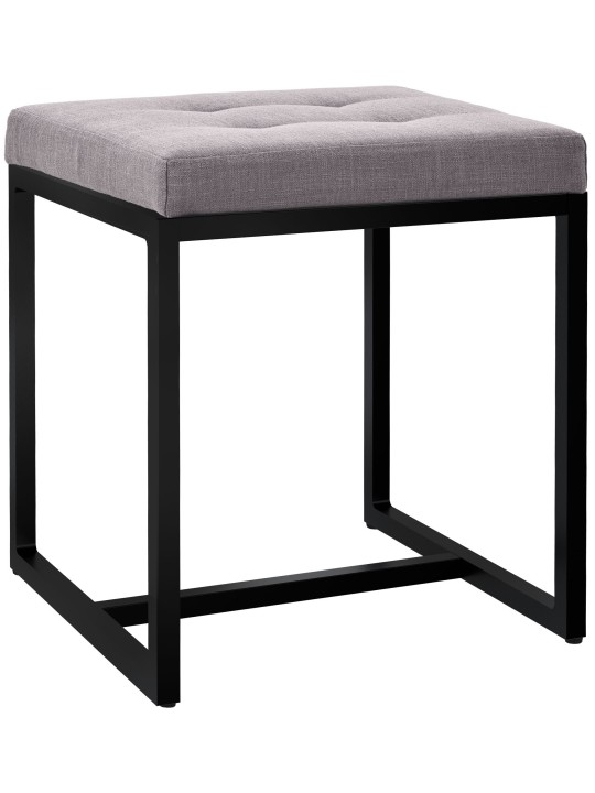 Tabouret Barci B tissu, gris