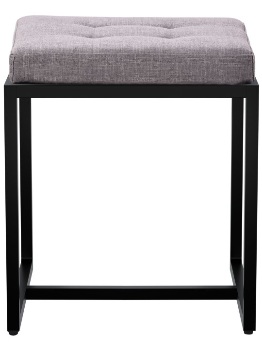 Tabouret Barci B tissu, gris