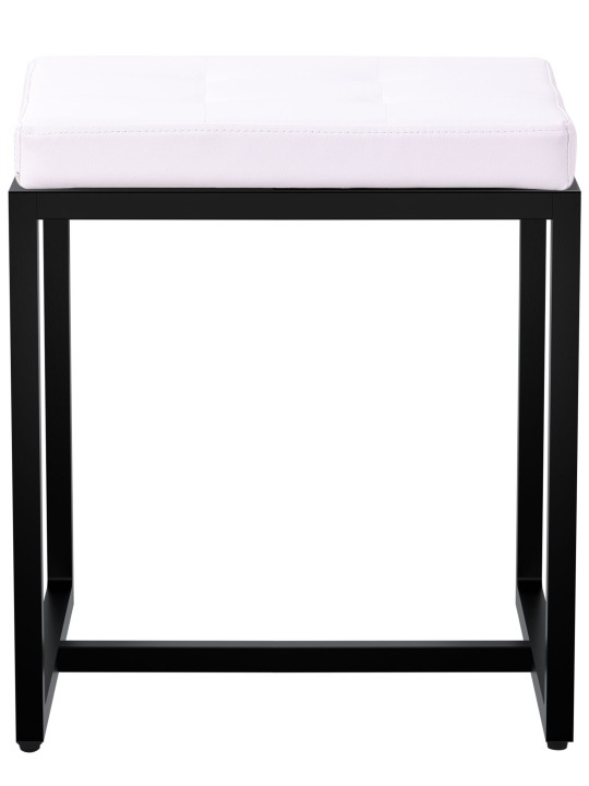 Tabouret Barci B simili cuir, blanc Tabouret Barci B simili cuir, blanc