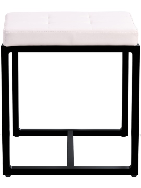 Tabouret Barci B simili cuir, crème Tabouret Barci B simili cuir, crème