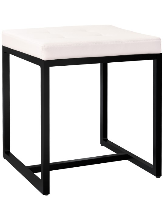 Tabouret Barci B simili cuir, crème Tabouret Barci B simili cuir, crème