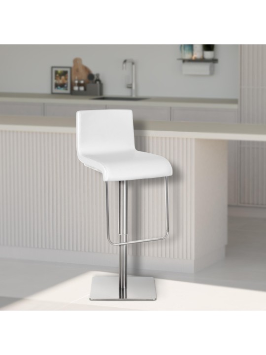 Tabouret de bar Limon E, blanc
