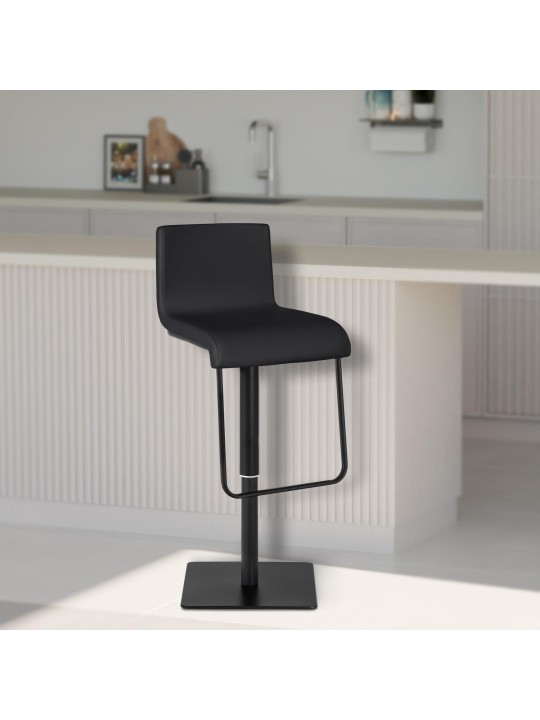 Tabouret de bar Limon B, noir