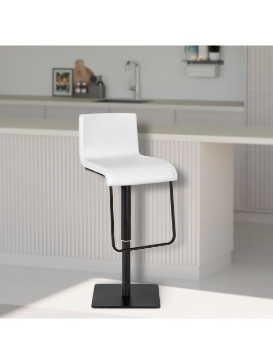 Tabouret de bar Limon B, blanc