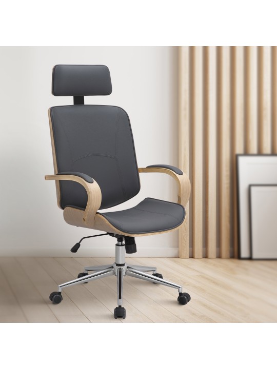 Chaise de bureau Dayton, natura/grau Chaise de bureau Dayton, natura/grau