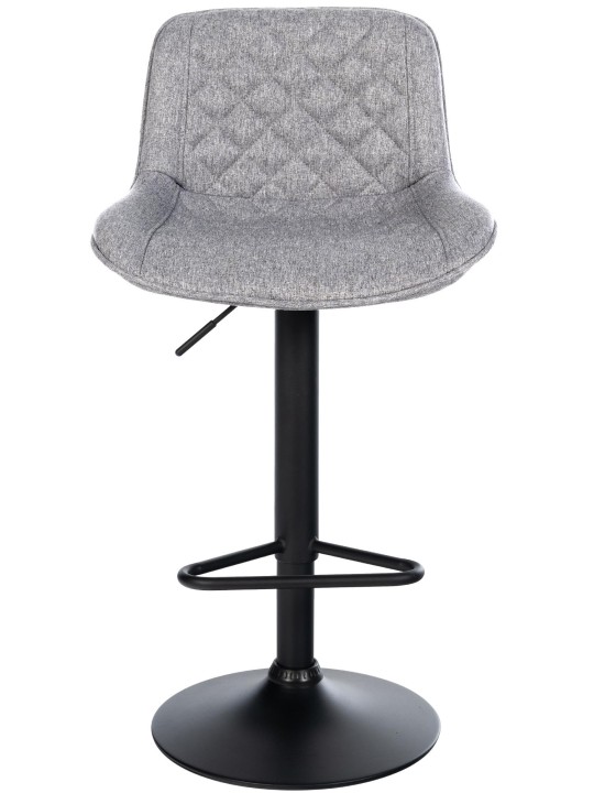 Tabouret de bar Kasson tissu, gris Tabouret de bar Kasson tissu, gris