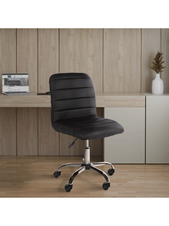 Tabouret de travail Redding simili cuir, brun Tabouret de travail Redding simili cuir, brun