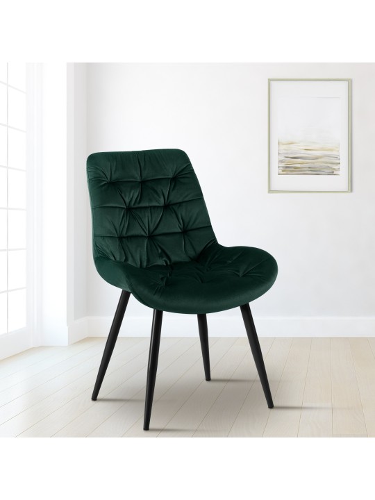 Lot de 2 chaises de salle à manger Rossford, vert Lot de 2 chaises de salle à manger Rossford, vert