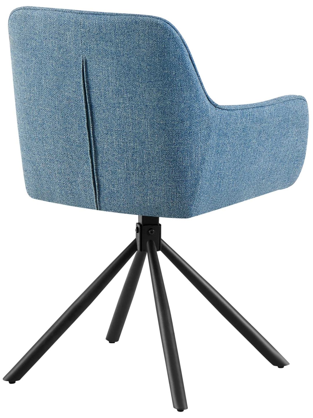 Lot de 2 chaises Tipton tissu, bleu