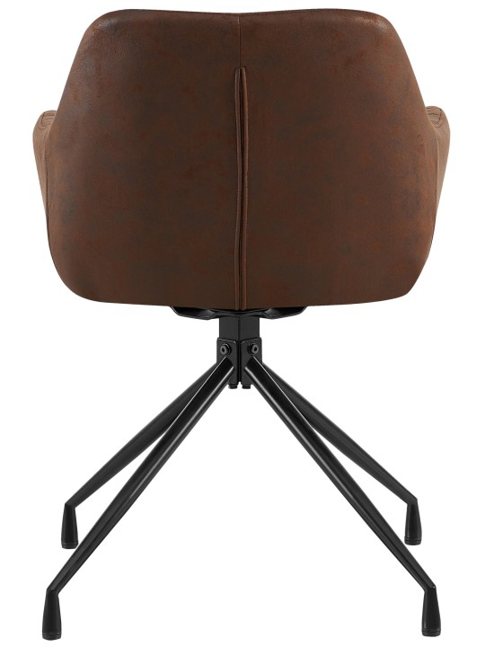 Lot de 2 chaises de salle à manger Welby Vintage, brun foncé Lot de 2 chaises de salle à manger Welby Vintage, brun foncé