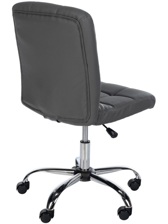 Tabouret de travail Trenton simili cuir, gris Tabouret de travail Trenton simili cuir, gris