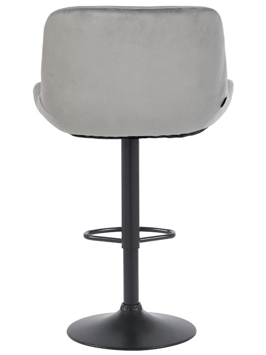 Lot de 2 tabourets de bar Solon, gris