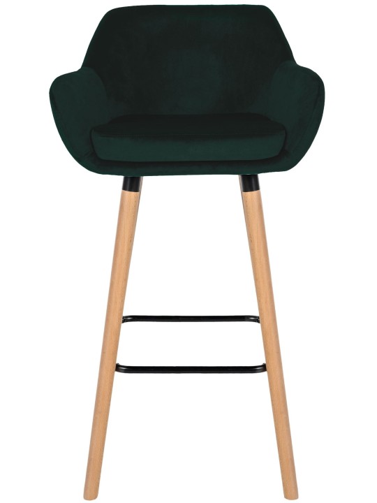 Tabouret de bar Grant velours, vert Tabouret de bar Grant velours, vert