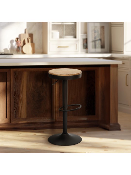 Tabouret de bar Pitas, naturel