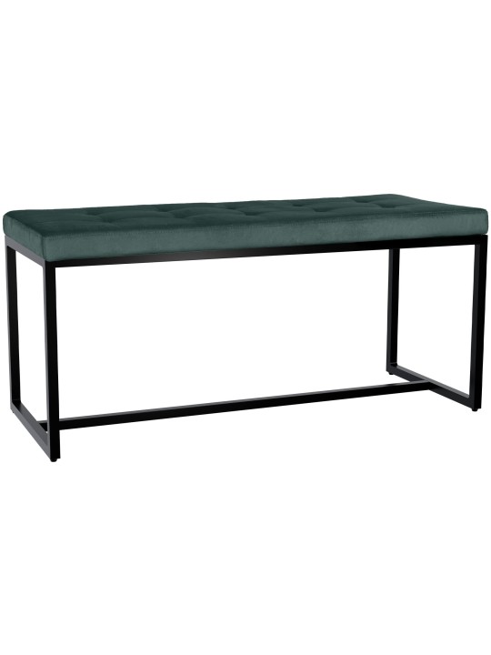 Banc en velours Barci B, vert Banc en velours Barci B, vert