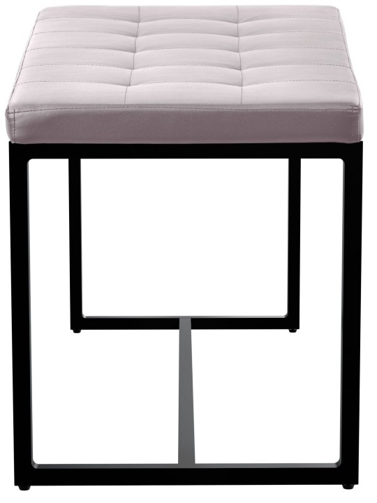 Banc Barci B simili cuir, blanc