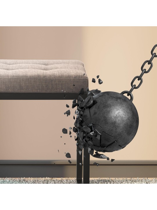 Banc Barci B en tissu, gris Banc Barci B en tissu, gris