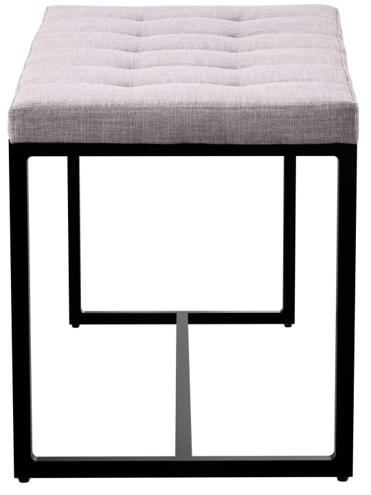 Banc Barci B en tissu, gris Banc Barci B en tissu, gris