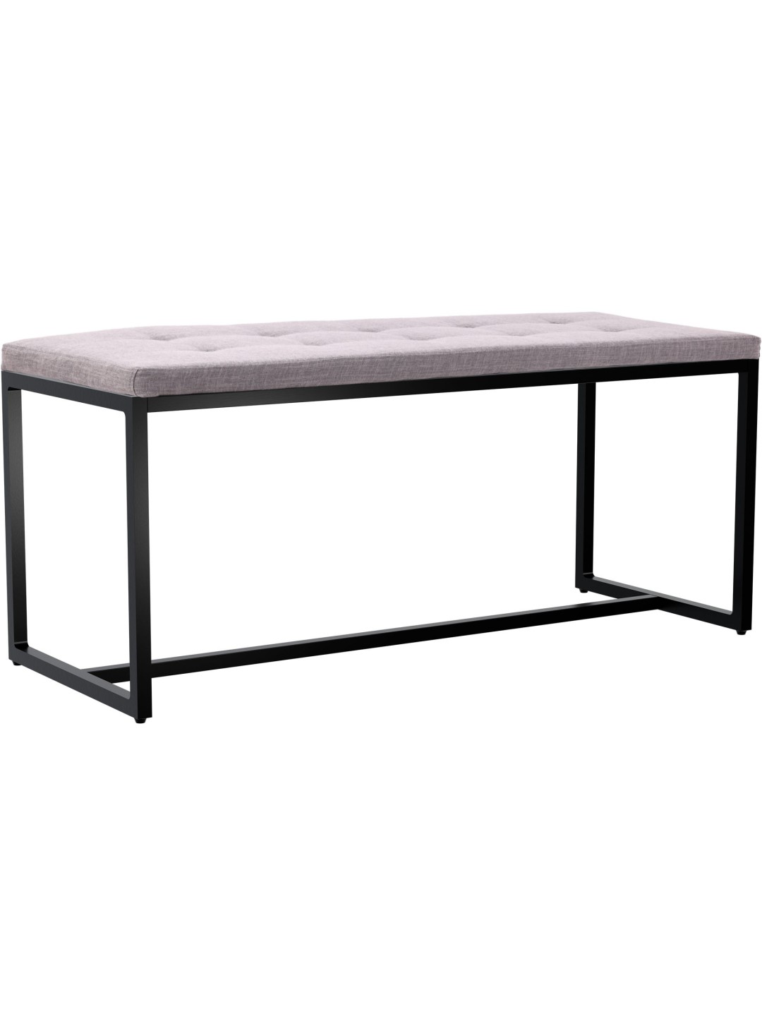 Banc Barci B en tissu, gris