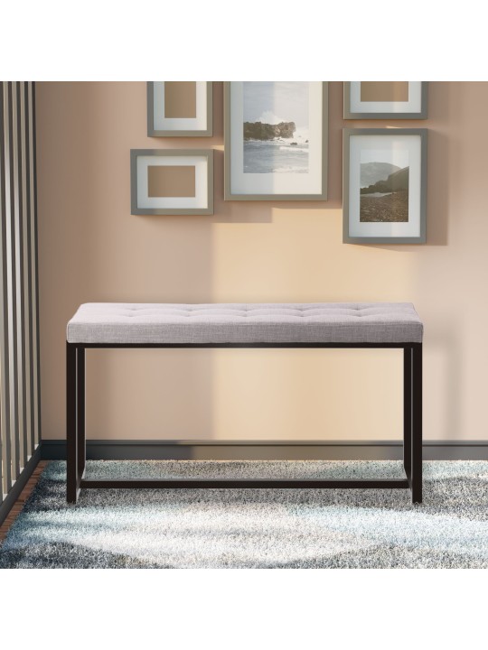 Banc Barci B en tissu, gris Banc Barci B en tissu, gris