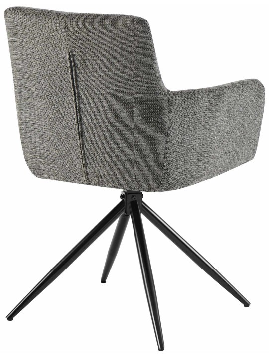 Chaise de salle à manger Jonah tissu, gris foncé Chaise de salle à manger Jonah tissu, gris foncé