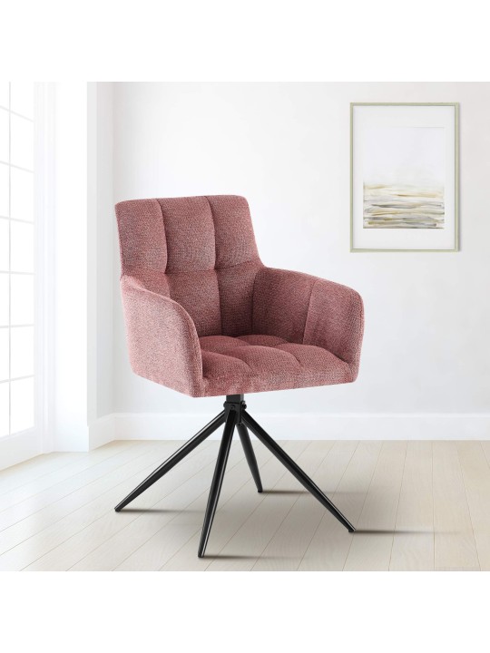 Chaise de salle à manger Jonah tissu, rouge rubis Chaise de salle à manger Jonah tissu, rouge rubis