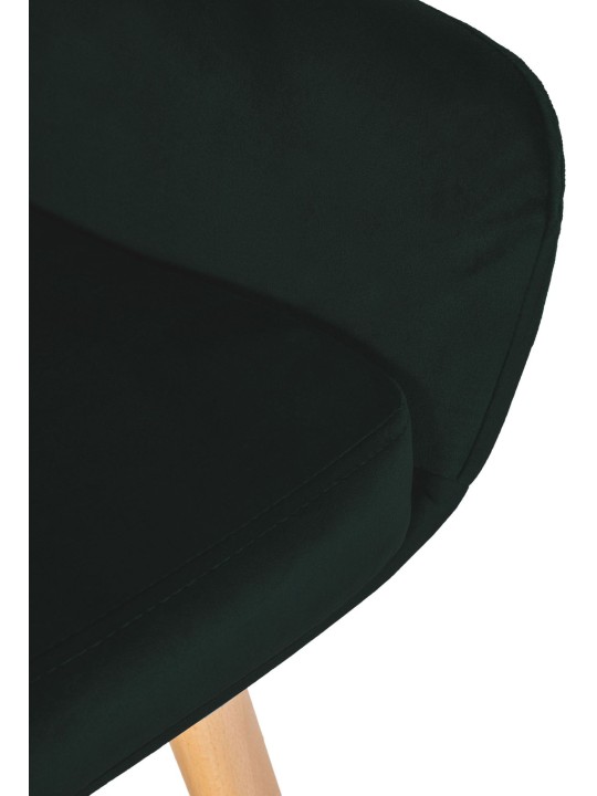 Lot de 2 tabourets de bar Grant velours, vert Lot de 2 tabourets de bar Grant velours, vert