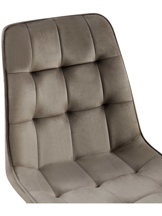 Lot de 2 chaises de salle à manger Gifford velours, anthracite Lot de 2 chaises de salle à manger Gifford velours, anthracite