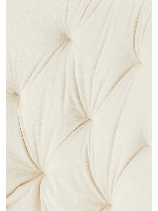 Lot de 2 chaises de salle à manger Wallace velours, crème Lot de 2 chaises de salle à manger Wallace velours, crème