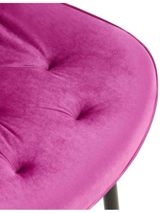 Lot de 2 chaises de salle à manger Wallace velours, lilas Lot de 2 chaises de salle à manger Wallace velours, lilas