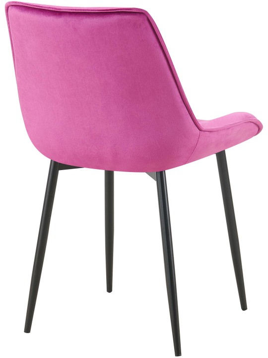 Lot de 2 chaises de salle à manger Wallace velours, lilas Lot de 2 chaises de salle à manger Wallace velours, lilas