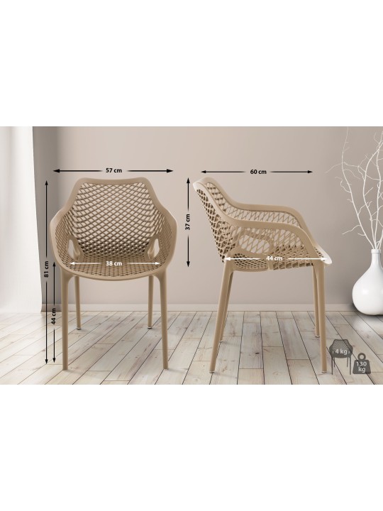 Chaise Air XL, taupe