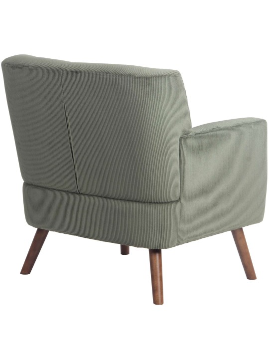 Fauteuil Kioni Cord, vert