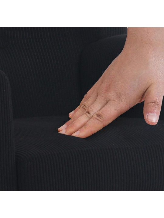 Fauteuil Kioni Cord, noir Fauteuil Kioni Cord, noir