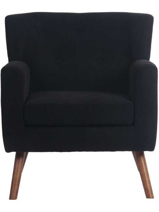 Fauteuil Kioni Cord, noir Fauteuil Kioni Cord, noir