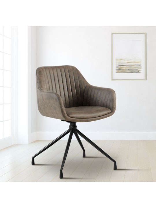 Lot de 2 chaises de salle à manger Welby Vintage, gris Lot de 2 chaises de salle à manger Welby Vintage, gris