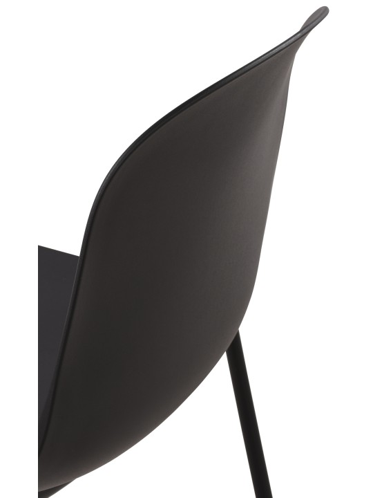 Lot de 2 chaises Hardin, noir Lot de 2 chaises Hardin, noir