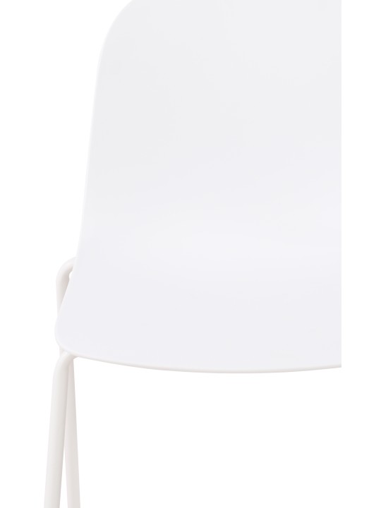Lot de 2 chaises Hardin, blanc