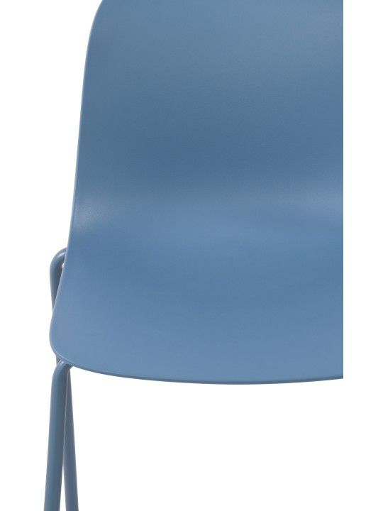 Lot de 2 chaises Hardin, bleu