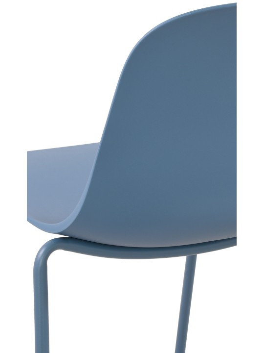 Lot de 2 chaises Hardin, bleu