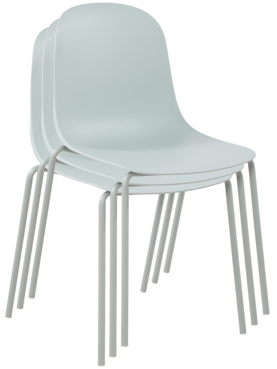 Lot de 2 chaises Hardin, turquoise Lot de 2 chaises Hardin, turquoise