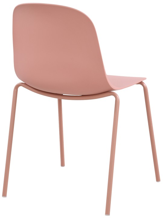 Lot de 2 chaises Hardin, rose
