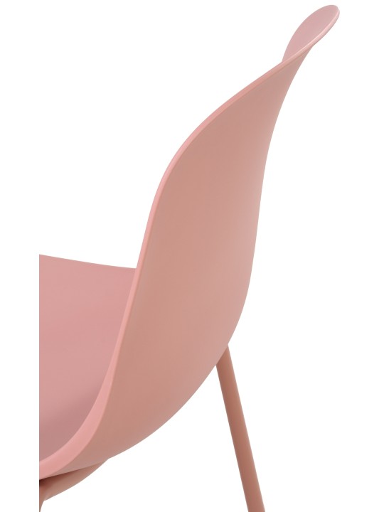 Lot de 2 chaises Hardin, rose