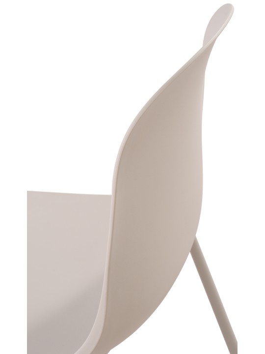 Lot de 2 chaises Hardin, gris clair Lot de 2 chaises Hardin, gris clair