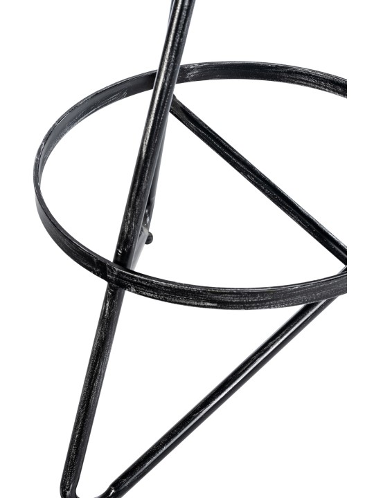 Lot de 2 tabourets de bar Karla, argent