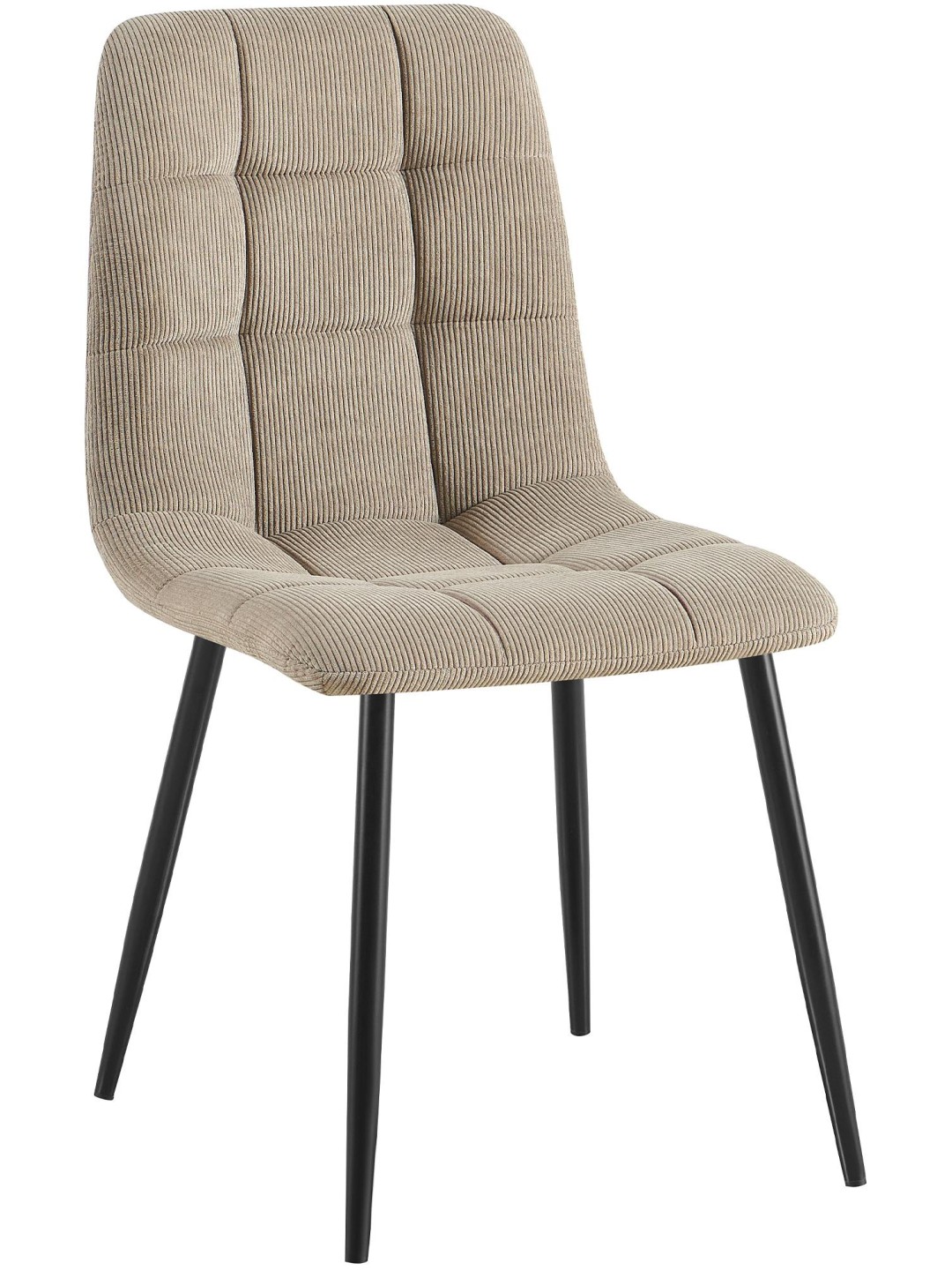 Chaise de salle à manger Antibes Cord, taupe