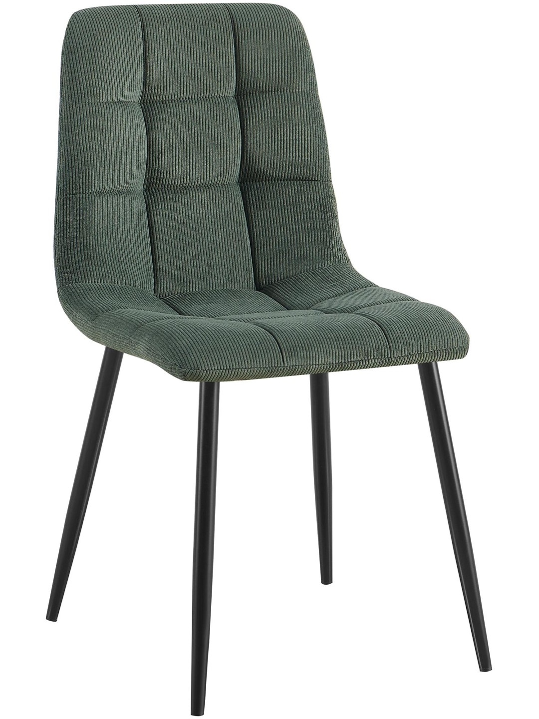 Chaise de salle à manger Antibes Cord, vert