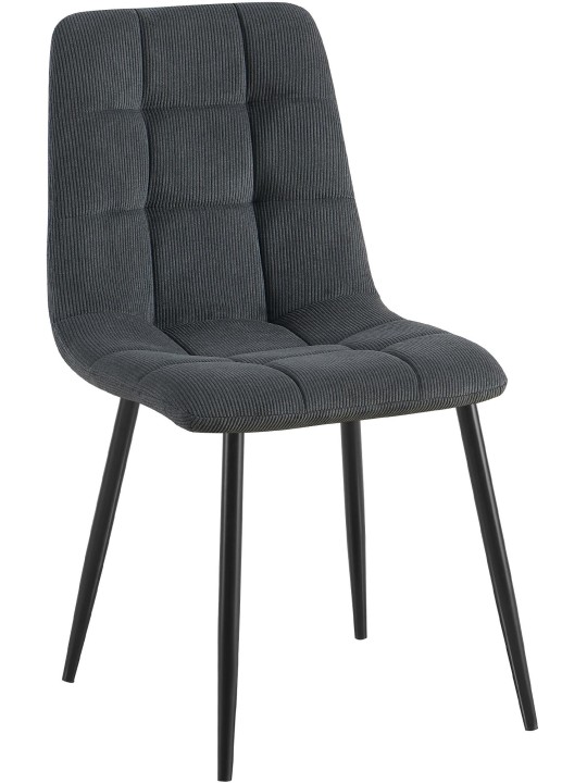 Chaise de salle à manger Tilde Cord, noir Chaise de salle à manger Tilde Cord, noir