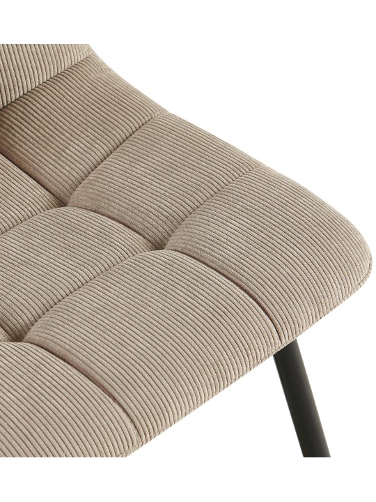 Chaise de salle à manger Tilde Cord, taupe