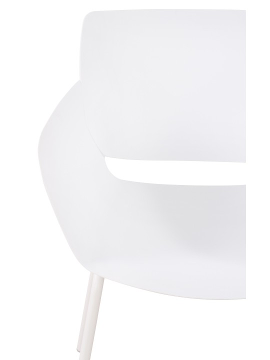 Lot de 2 chaises Alpena, blanc